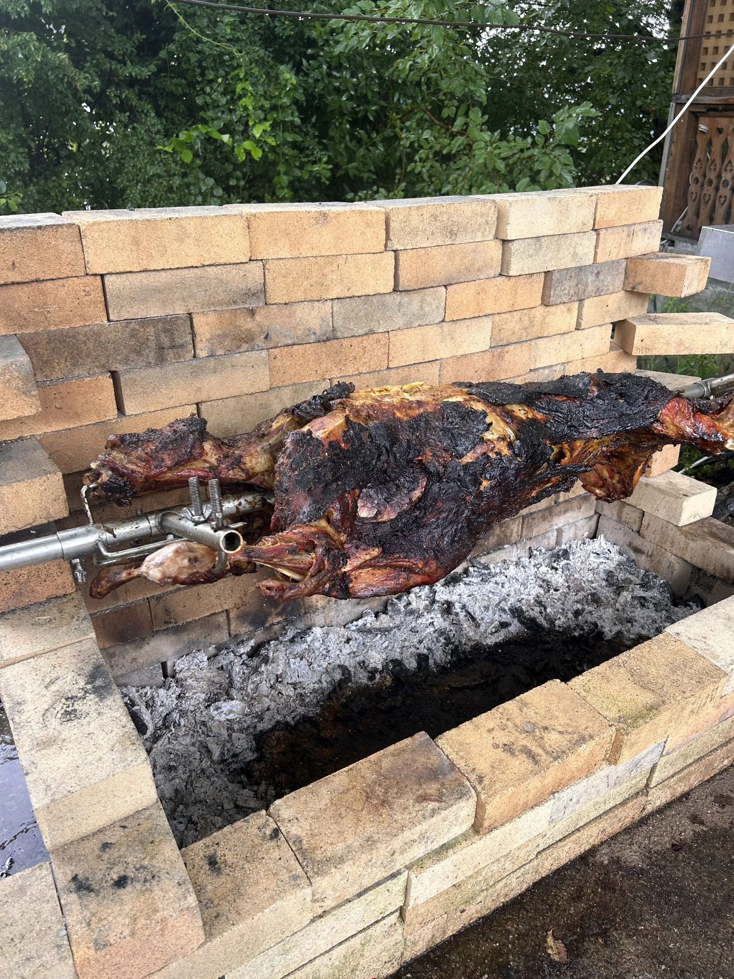 Баран на вертеле