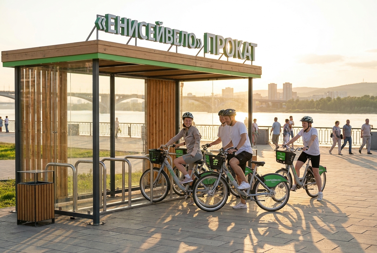 Прокат велосипедов в Красноярске