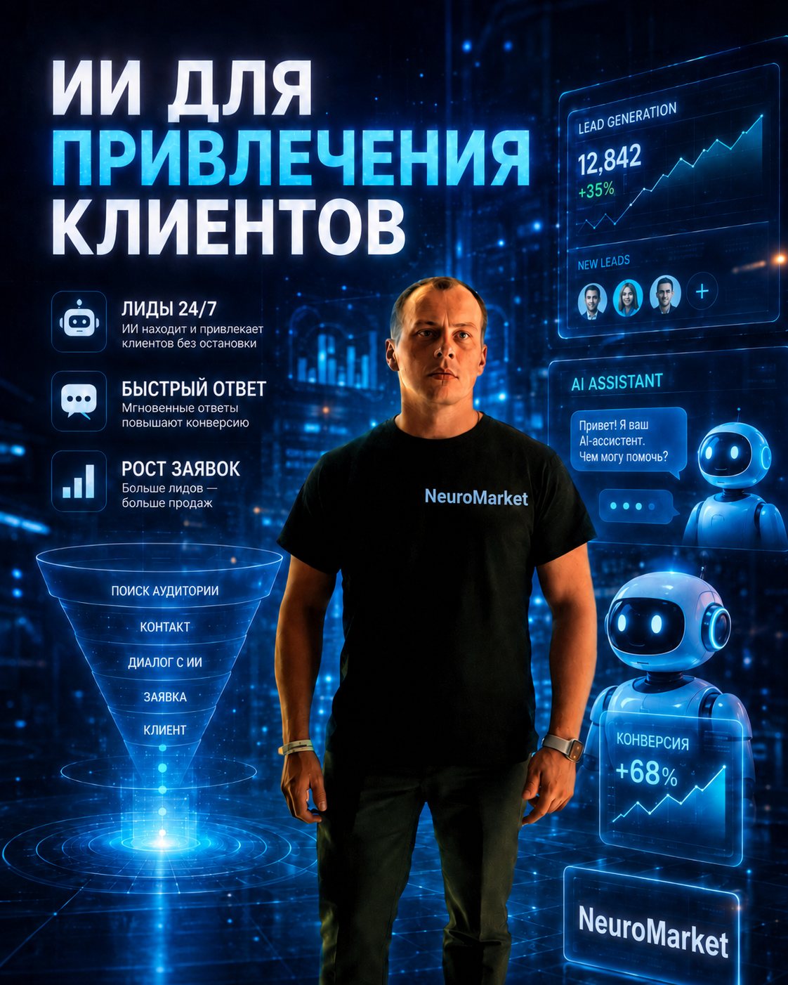 ИИ для привлечения клиентов NeuroMarket